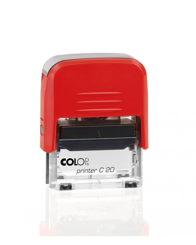 Istampa Kaşe ve Mürekkepleri COLOP PRINTER C20 KIRMIZI KASA SİYAH KEÇE - 14X38MM Satın Al
