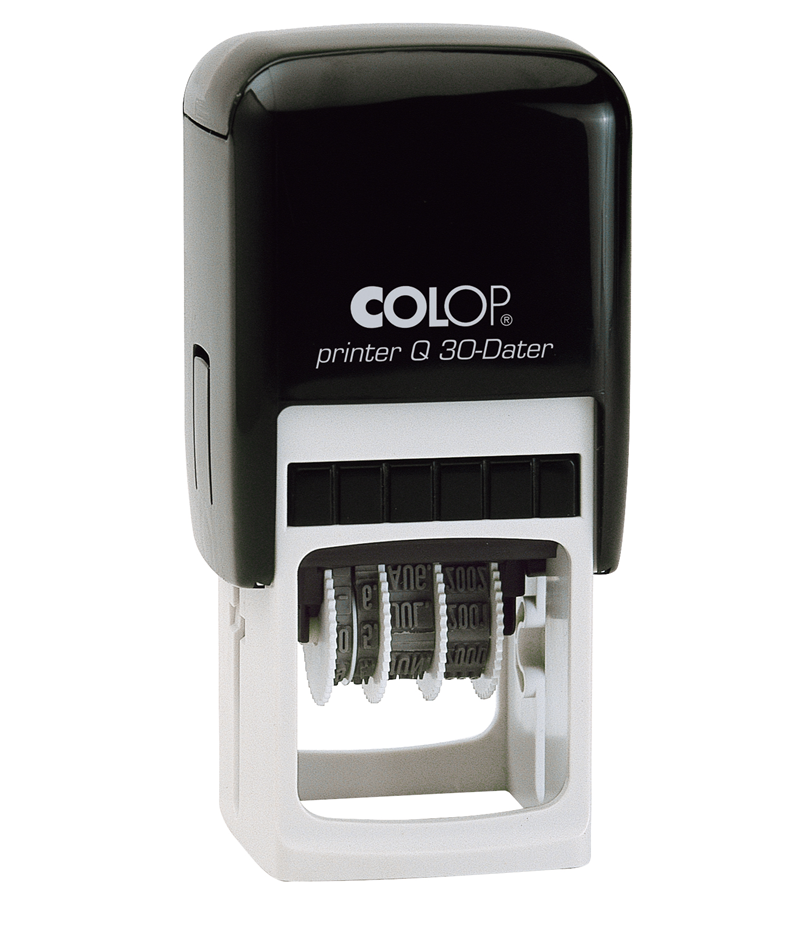 Istampa Kaşe ve Mürekkepleri COLOP Q30 TARİH KAŞE(TR) SİYAH KASA MAVİ/KIRMIZI KEÇE - 30X30MM Satın Al