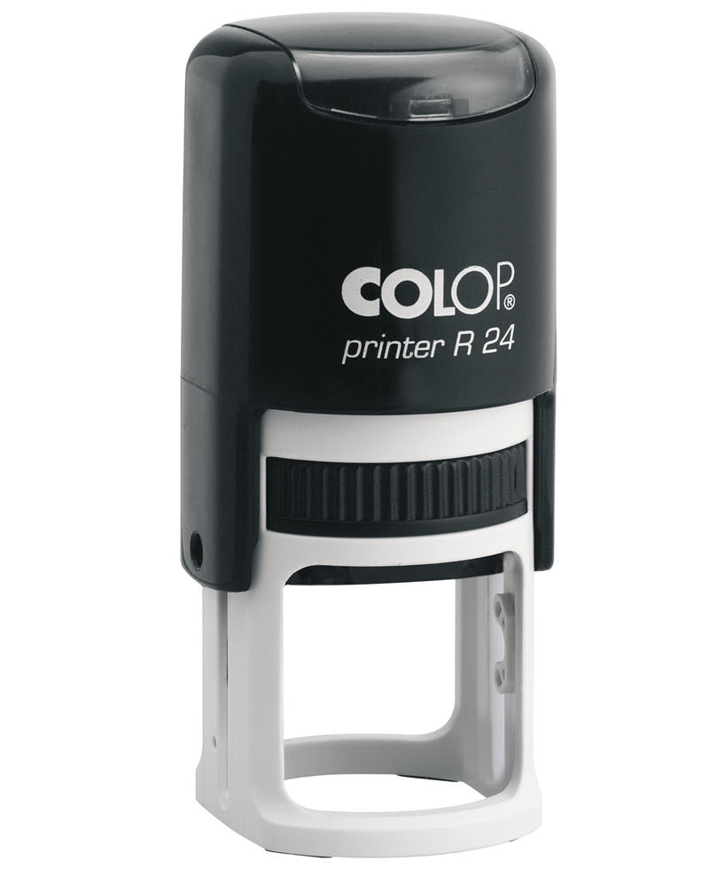 Istampa Kaşe ve Mürekkepleri COLOP R24 YUVARLAK SİYAH KASA SİYAH KEÇE - 24MM Satın Al