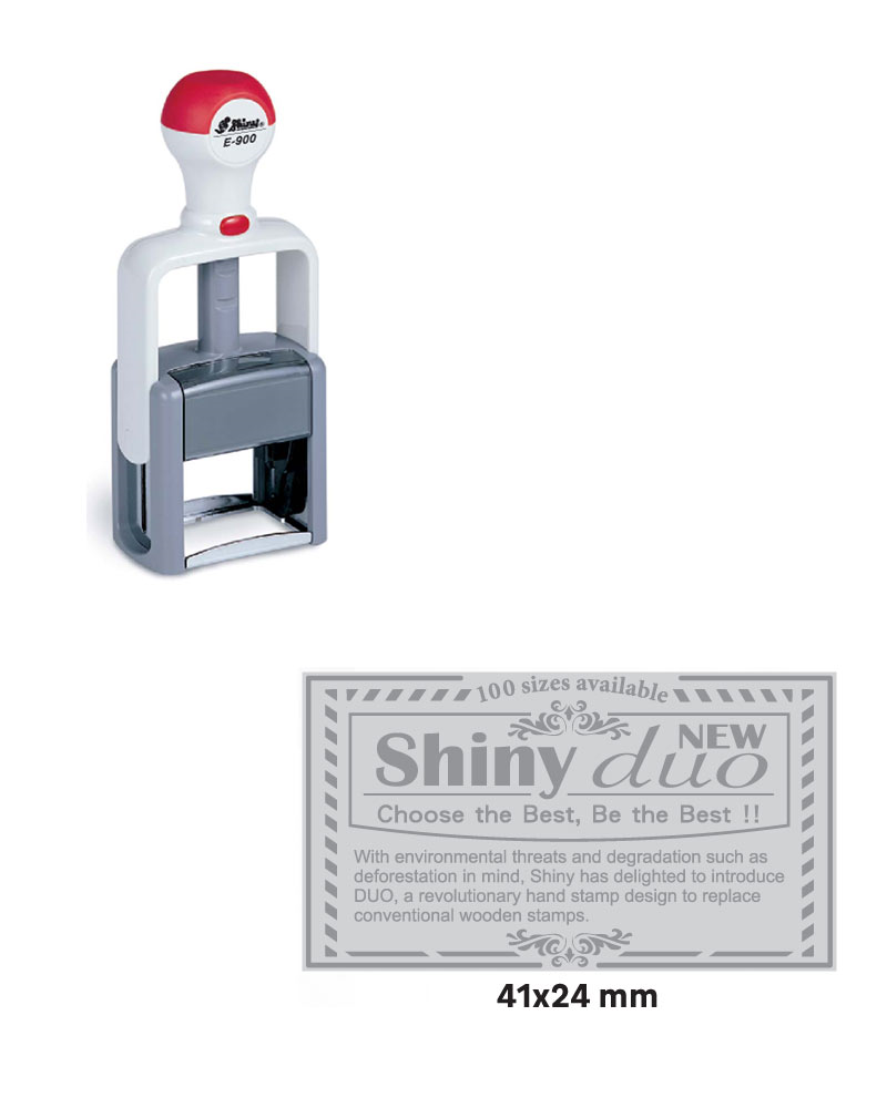 Istampa Kaşe ve Mürekkepleri SHINY E-900 SİYAH KASA SİYAH PED 41X24MM Satın Al