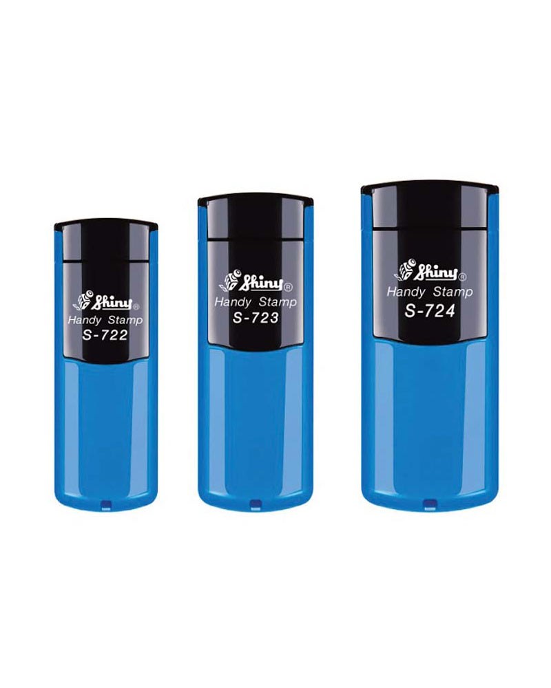 Istampa Kaşe ve Mürekkepleri SHINY S-722 MAVİ KASA SİYAH PED 38X14MM Satın Al