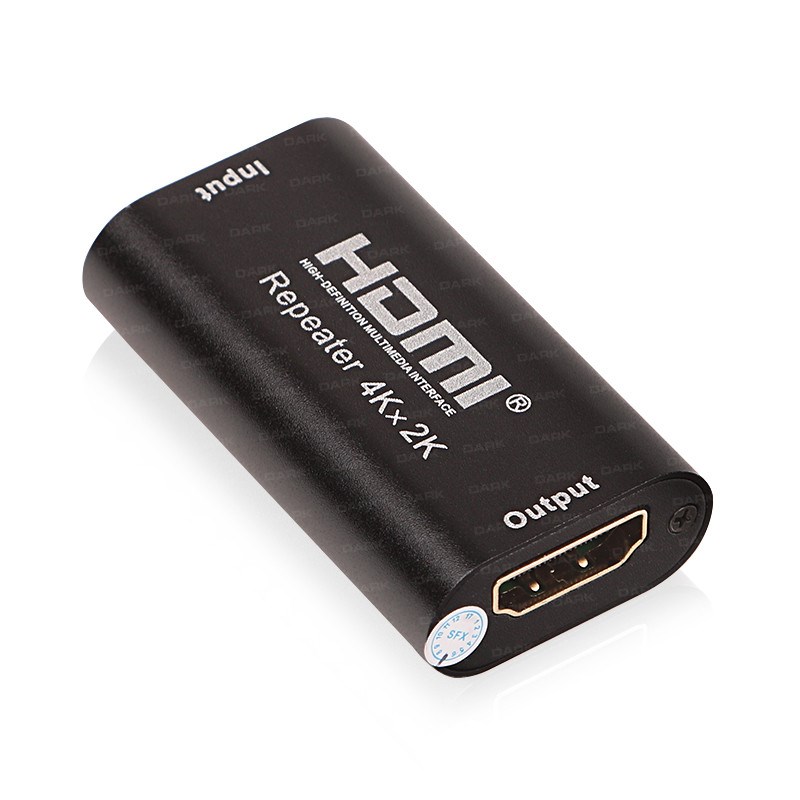 Kablolar ve Adaptörler Dark DK-HD-E102 4K HDMI Dişi-Dişi Sinyal Güçlendirici Adaptör Satın Al