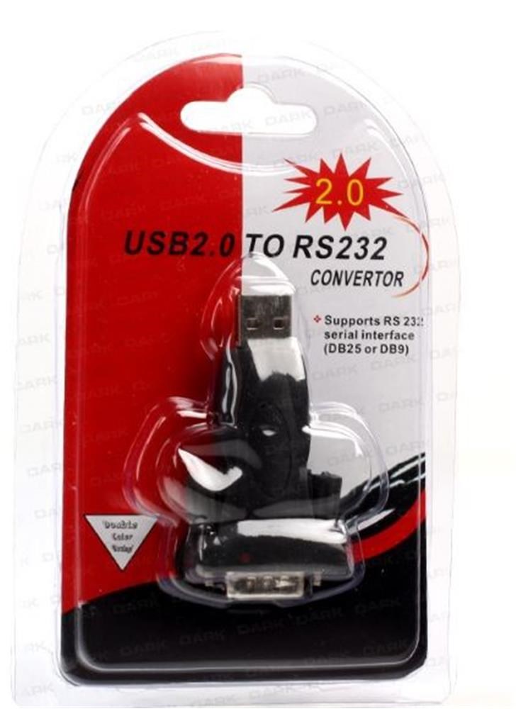 Kablolar ve Adaptörler Dark Profesyonel USB 2.0- RS232 Dönüştürücü Kablo Satın Al
