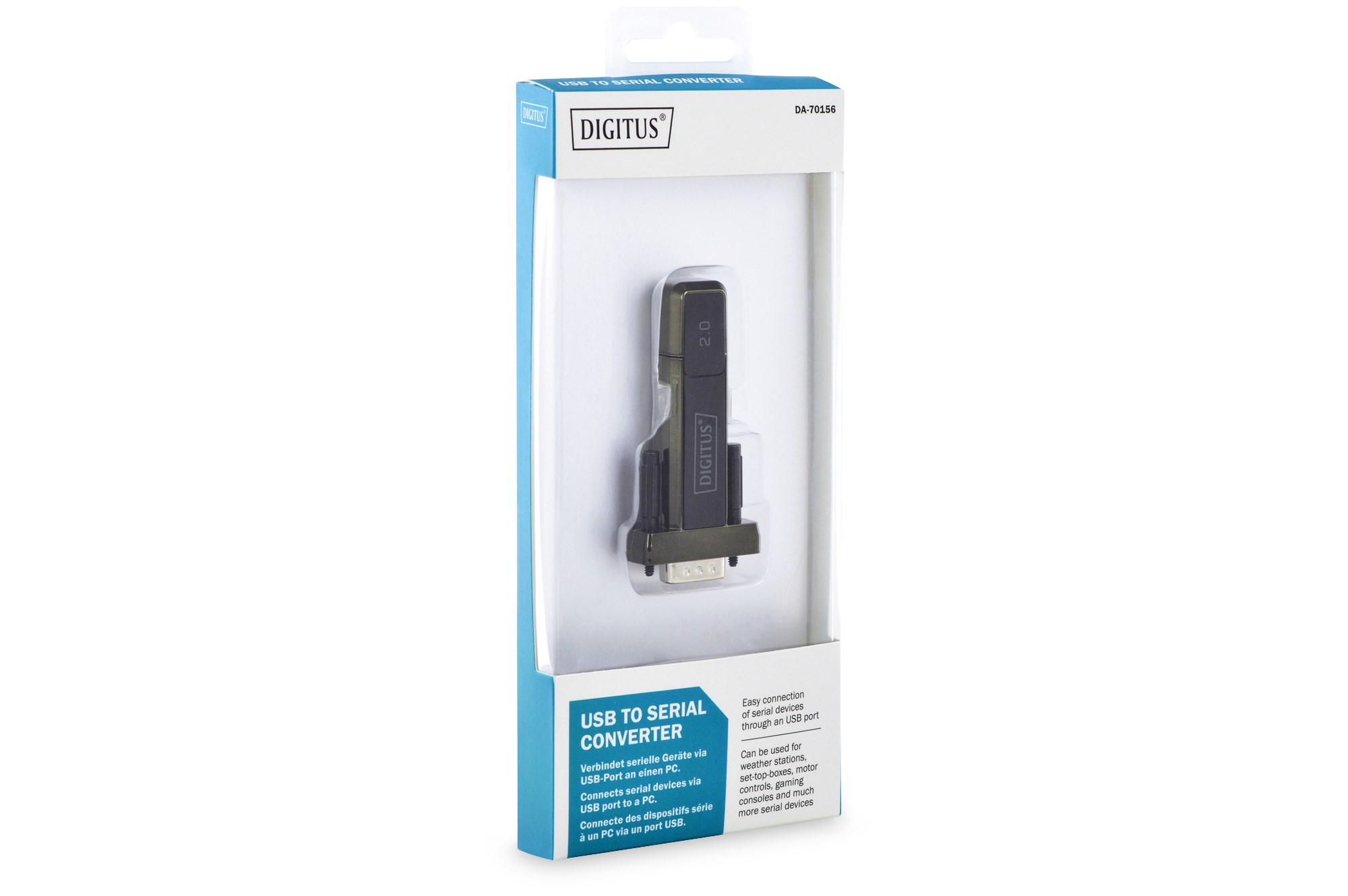 Kablolar ve Adaptörler DIGITUS DA-70156 USB 2.0 TO RS232 (SERİ) ÇEVİRİCİ Satın Al