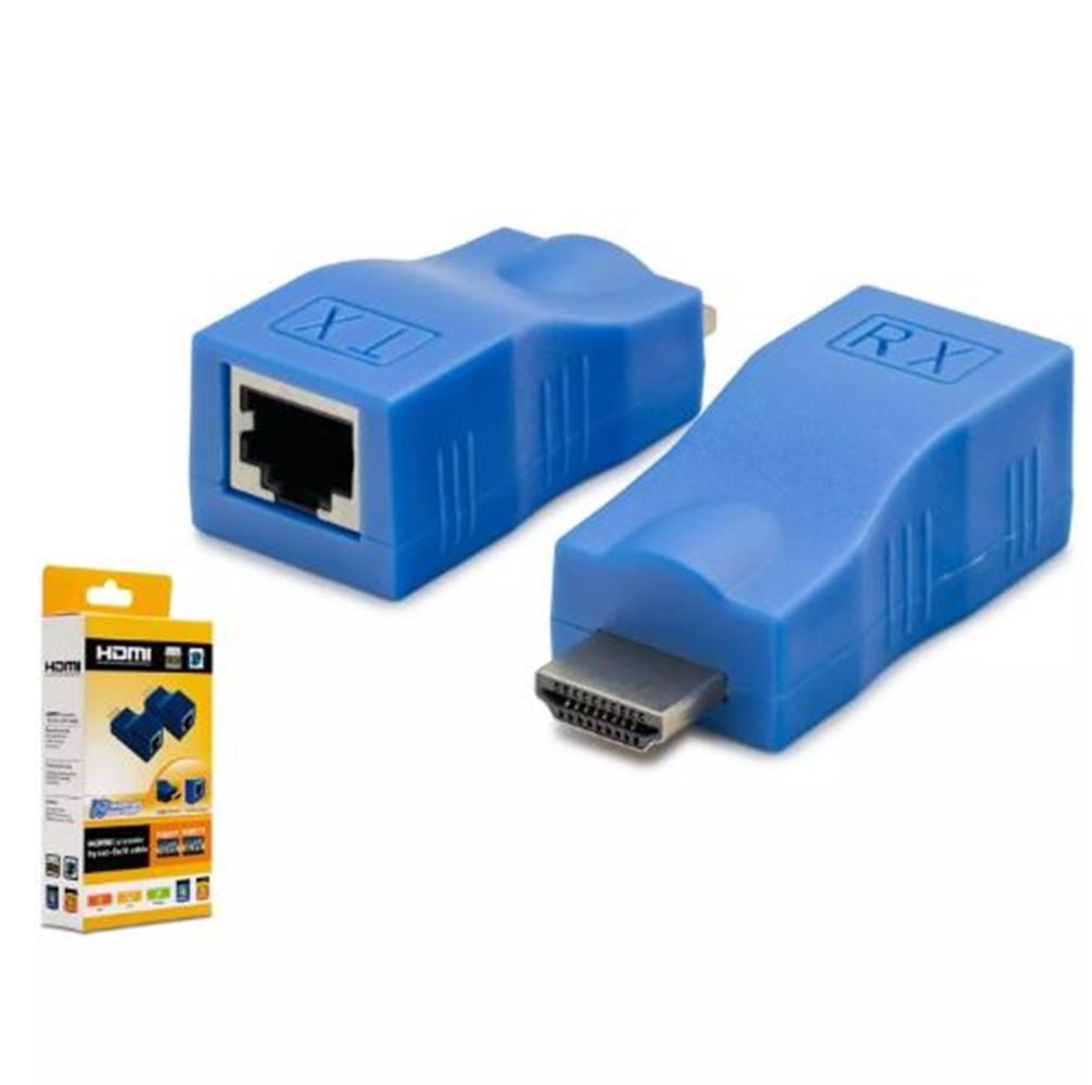 Kablolar ve Adaptörler HADRON HDX1274 30M HDMI EXTENDER Receive X (Giriş)  MAVİ Satın Al