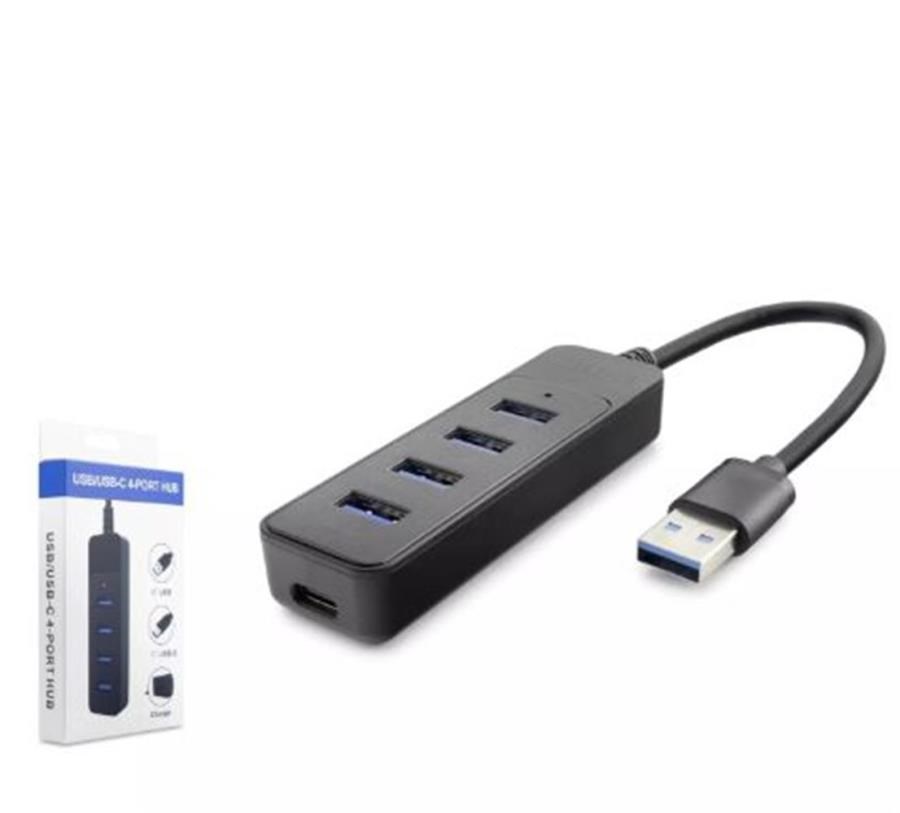 Kablolar ve Adaptörler Hadron Hdx7046 Usb Hub 3-Usb3.0 + Type-C 4in1 Siyah Satın Al