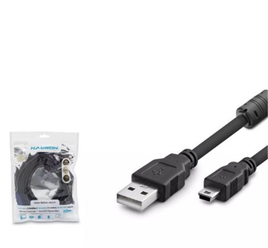 Kablolar ve Adaptörler Hadron Hdx7520 Usb Mini V3-5Pin To Usb Kablo 5M Siyah Satın Al