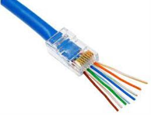 Kablolar ve Adaptörler Nova RJ45 Cat6 Açık Uçlu 100lü Paket  Konnektör Delikli Satın Al