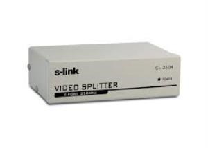 Kablolar ve Adaptörler S-link SL-2504 4 VGA 250Mhz Monitör Splitter Satın Al