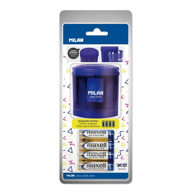 Kalemtıraşlar MILAN BWM10149 ELEKTRİKLİ KALEMTRAŞ(ACID) - MAVİ Satın Al