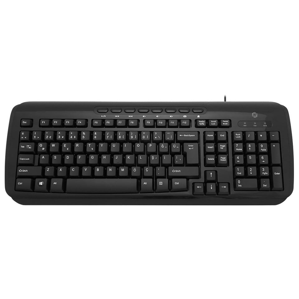 Klavyeler ve Setleri Frisby FK-4845QU Kablolu Q-Türkçe Multimedya Klavye Satın Al