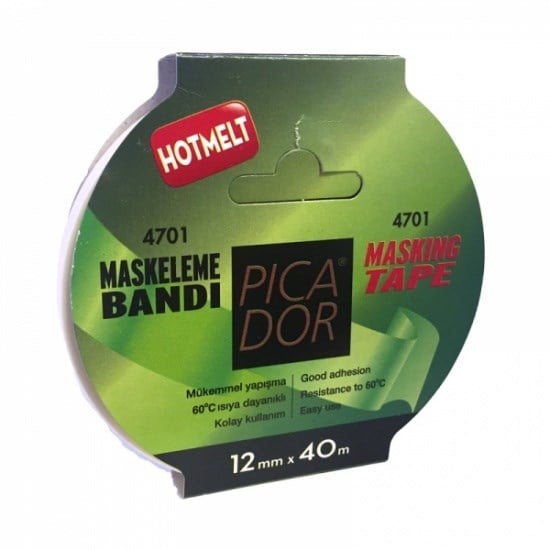 Koli Bantları Picador 12mm 40m Maskeleme Bandı Satın Al