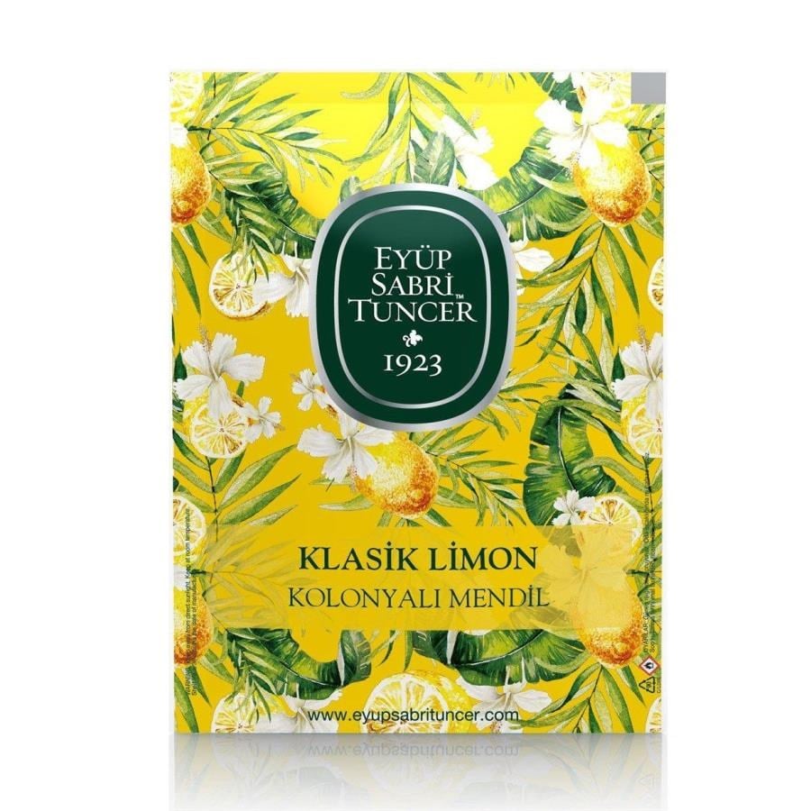 Kolonyalar Eyüp Sabri Tuncer 50li Mendil Klasik Limon Kolonyalı  (9,3 x 12,5) Doypack Satın Al