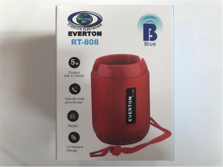 Mikrofon, Kulaklık ve Hoparlör Everton Rt-808bt Usb-Tf Card- Ses Bombası Satın Al