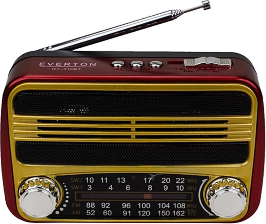 Mikrofon, Kulaklık ve Hoparlör Everton Rt-310bt Bluetooth Fm-Usb-Tf Card- Şarjlı  Nostaljik Radyo Satın Al