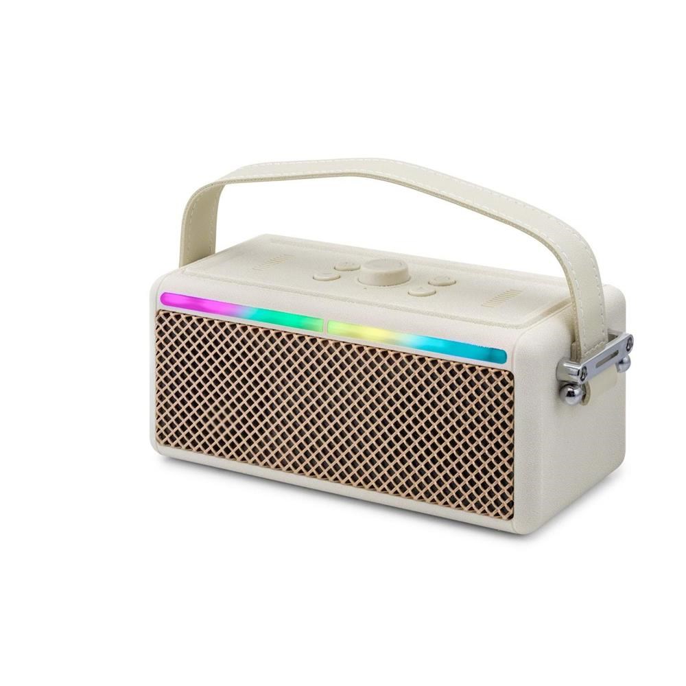 Mikrofon, Kulaklık ve Hoparlör Hadron M82 Beyaz Bluetooth Speaker185-78-78MM Satın Al