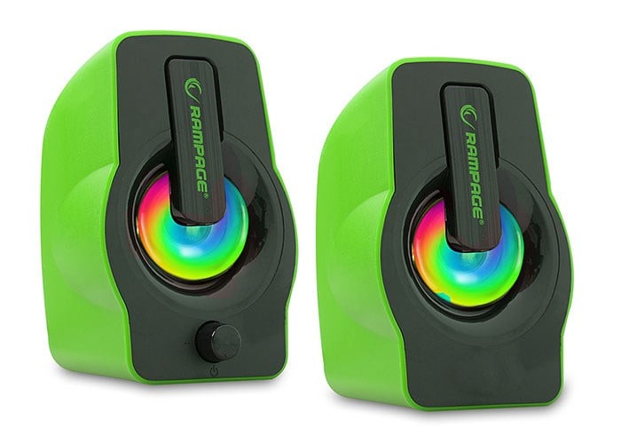 Mikrofon, Kulaklık ve Hoparlör Rampage RMS-G7 Falsetto 2.0 6 Watt Yeşil 5v Usb Satın Al