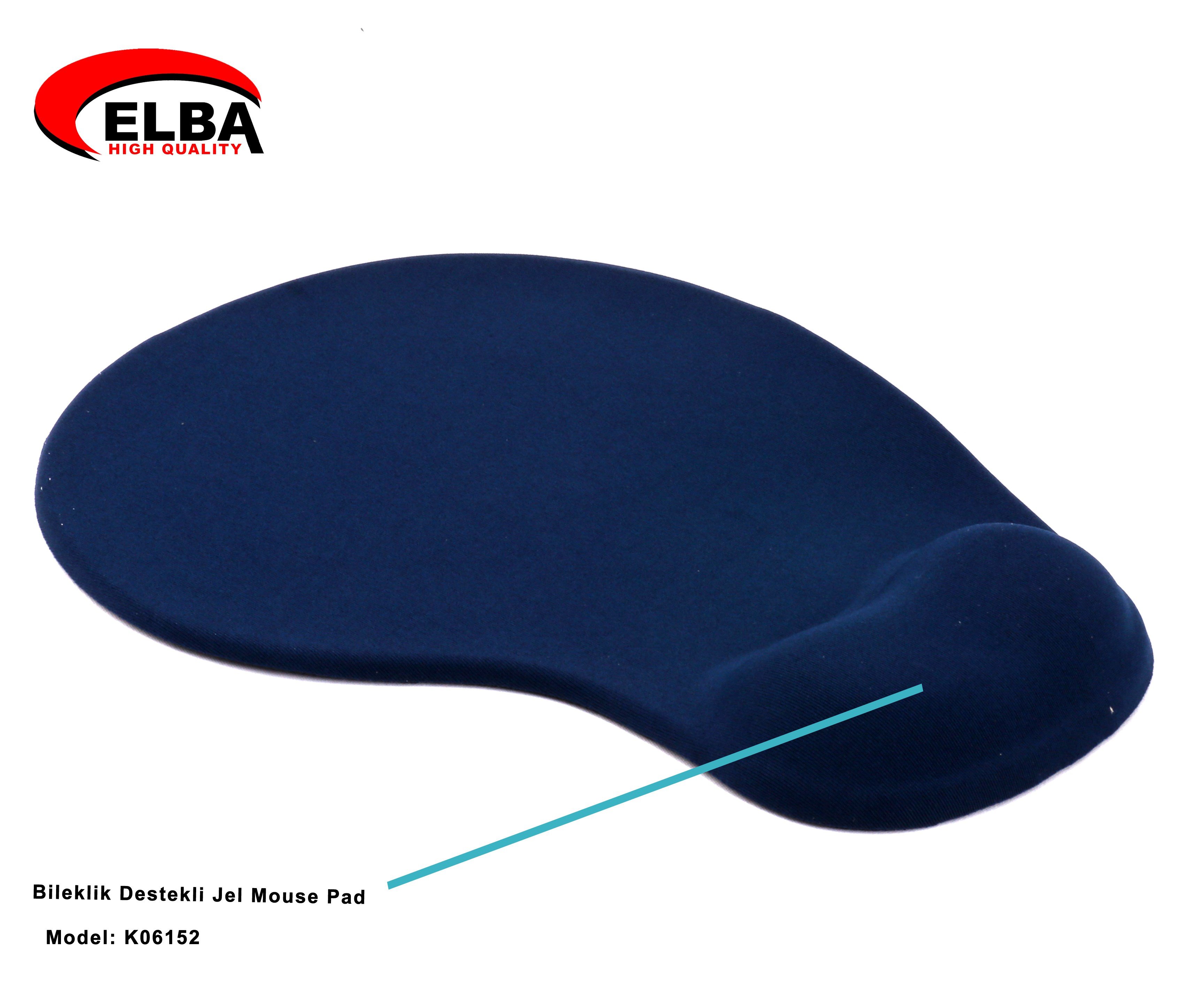 Mouse ELBA K06152 BİLEKLİKLİ JEL MOUSE PAD MAVİ Satın Al