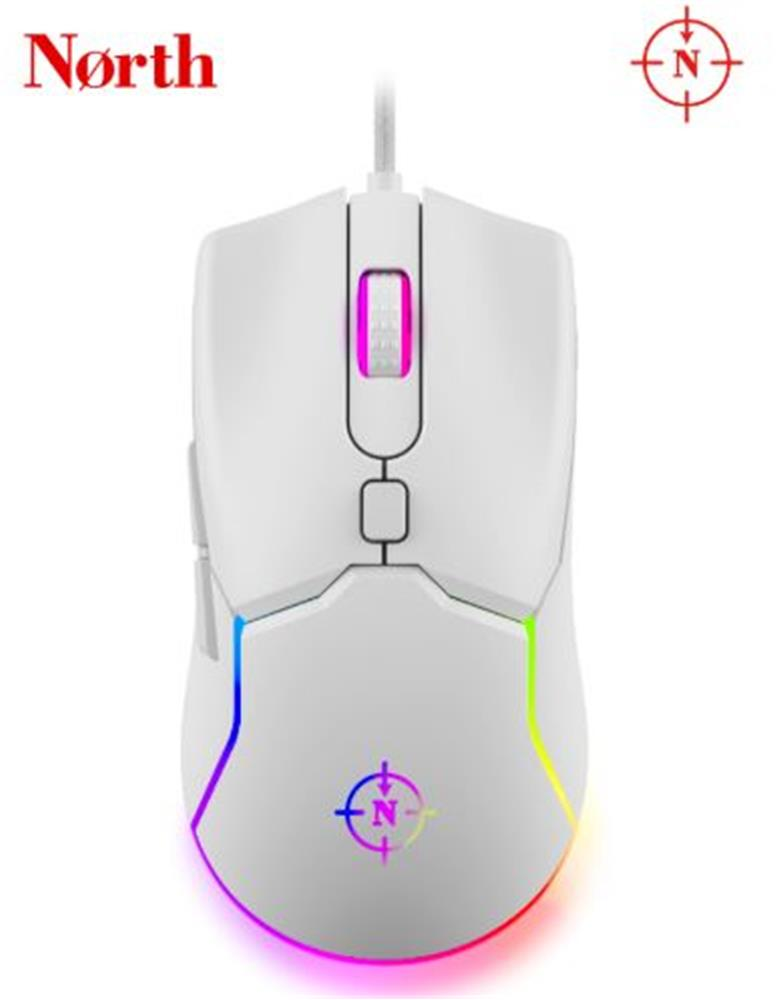 Mouse North Air White RGB Kablolu Profesyonel Oyuncu Mouse Satın Al
