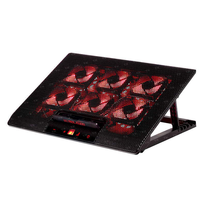 Notebook Soğutucular TX TXACNBRED Red Alert 6 Led Fanlı Dijital Fan Kontrolcülü, Yükseklik Ayarlı Sogutucu Satın Al