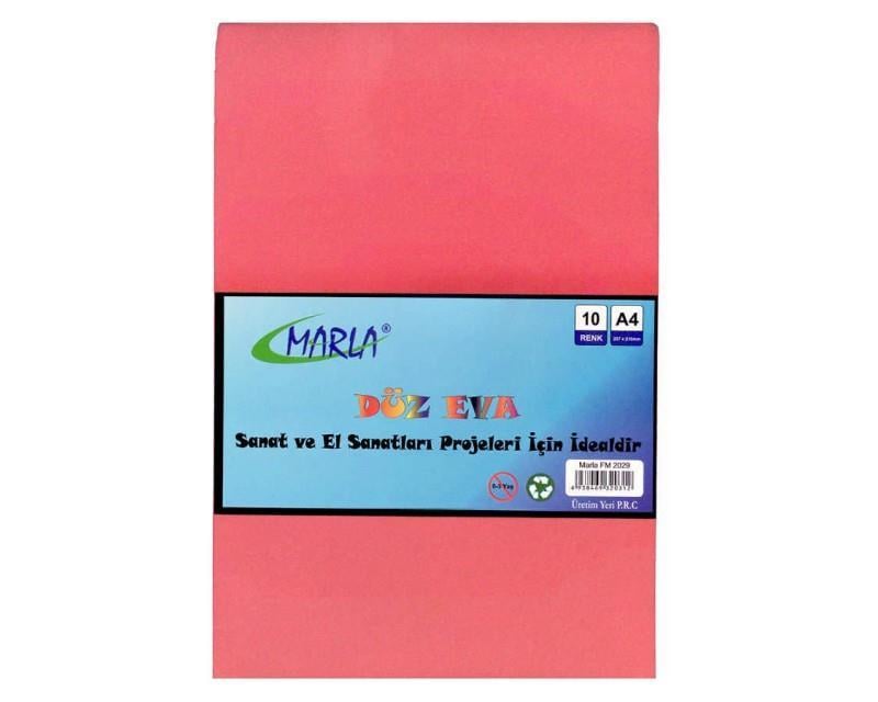 Okul Kırtasiye Marla Düz Eva 10 Renk Satın Al