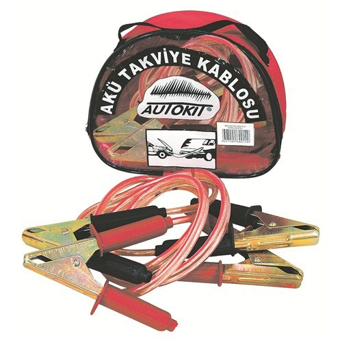 Oto Aksesuarları Autokit Akü Takviye Kablosu Şeffaf Bitişik Kablolu 600 Amper Satın Al