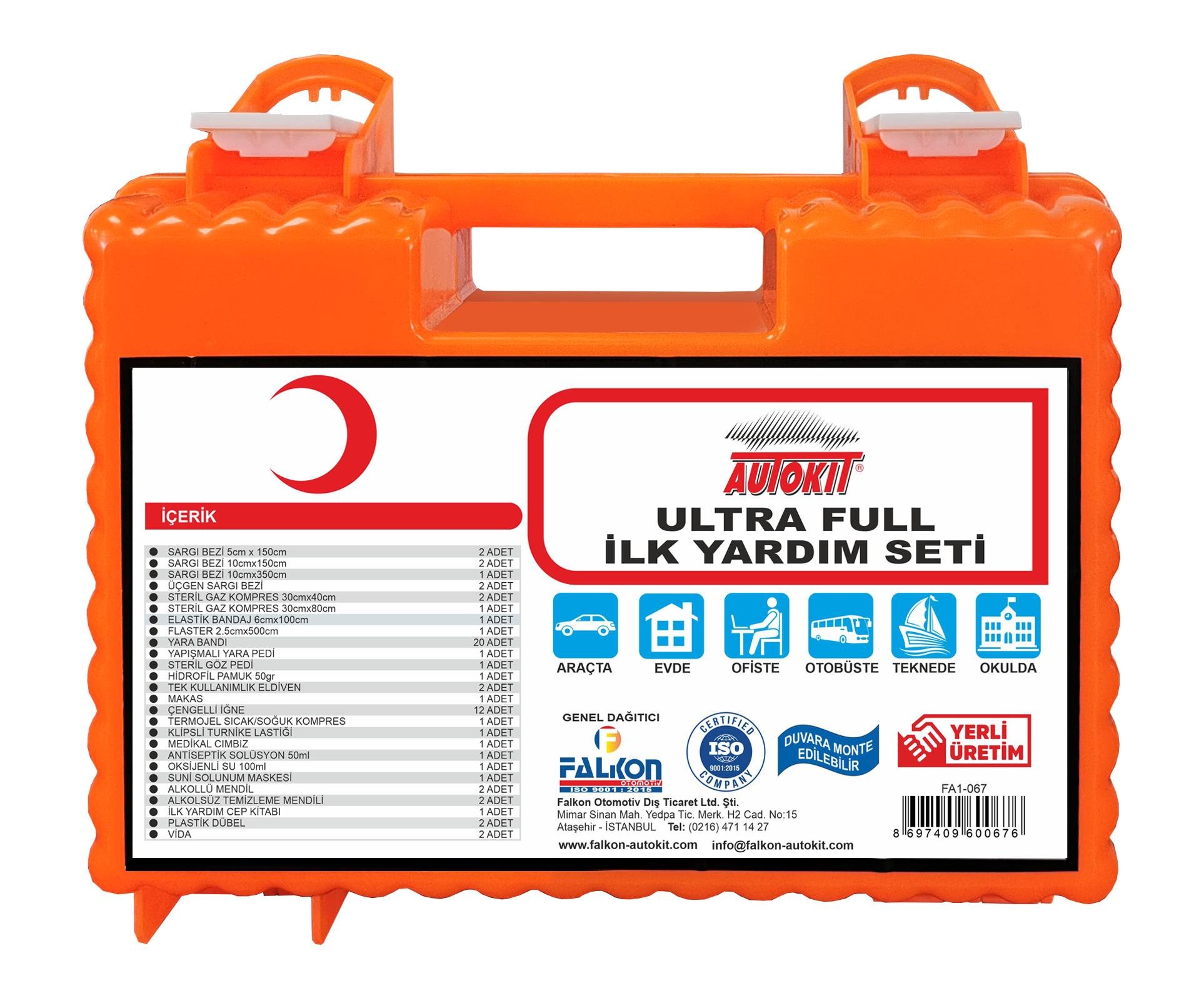 Oto Bakım Ürünleri Autokit Ultra Full İlk Yardım Seti Satın Al