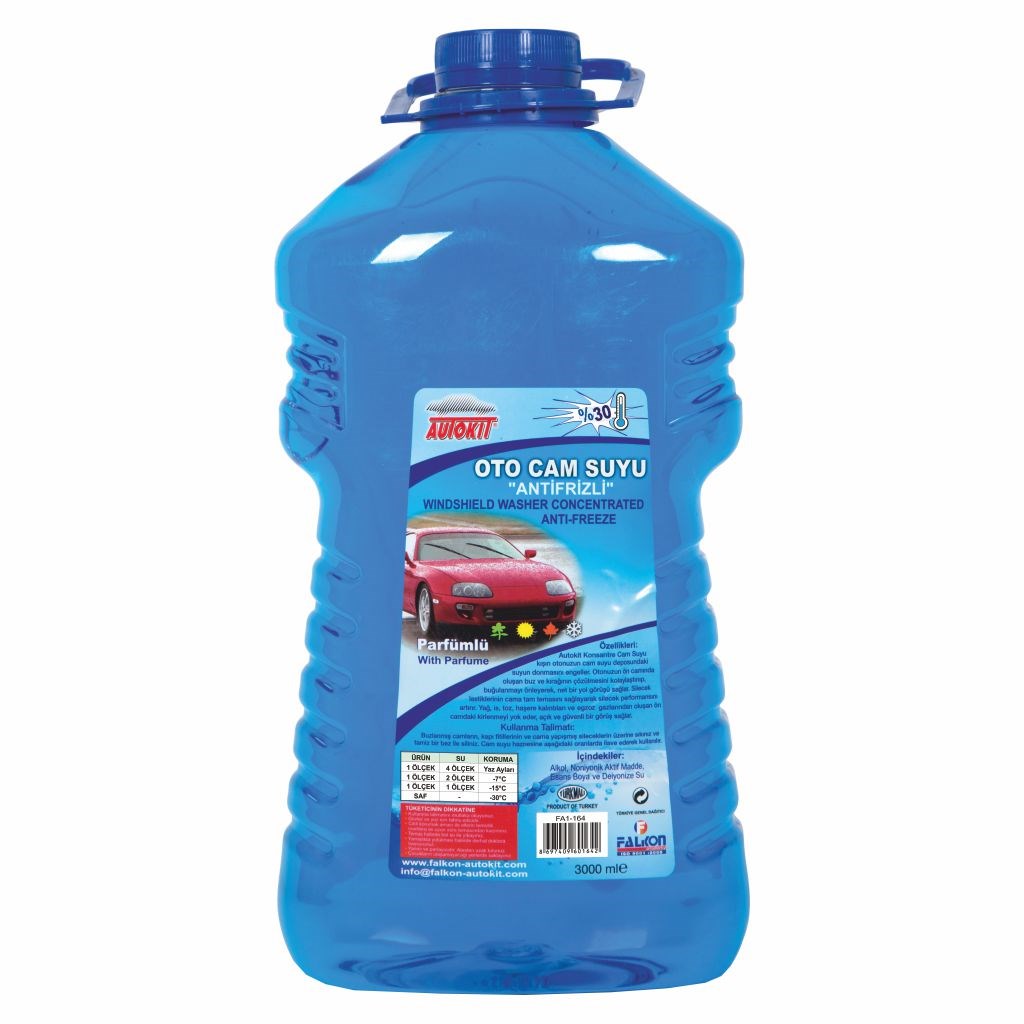 Oto Ürünleri Autokit Kons.Oto Cam Suyu 3 Lt  - 30 °C Satın Al
