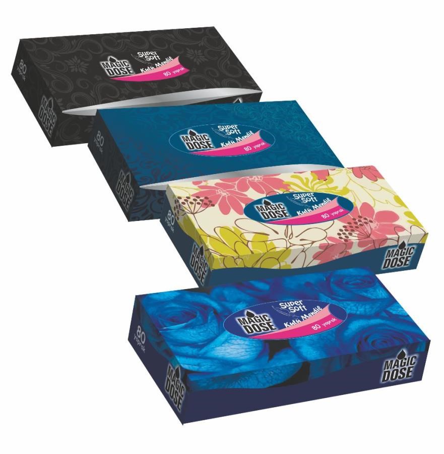 Oto Ürünleri Autokit Kutu Mendil 2 katlı 80'li Paket Satın Al