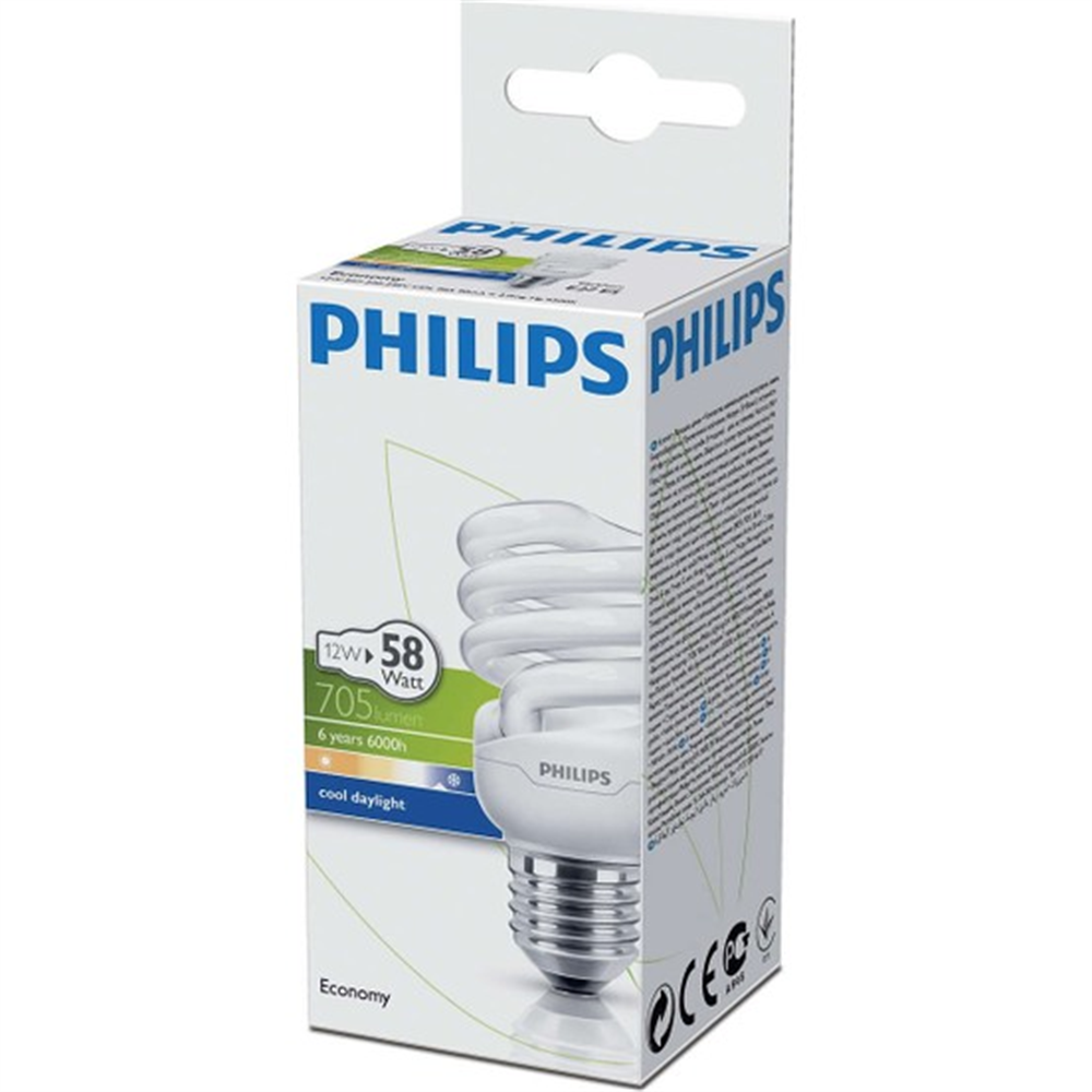 PHILIPS ECONOMY TWISTER 12WCDL BEYAZ