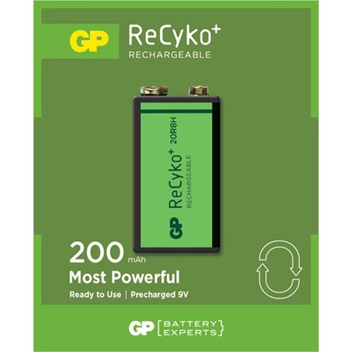 Piller GP 200MAH Nİ-MH 9V ŞARJ EDİLEBİLİR TEKLİ PİL Satın Al
