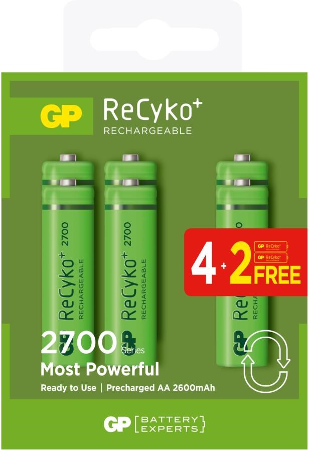 Piller GP 2600MAH Nİ-MH AA (4+2) ŞARJ EDİLEBİLİR KALEM Satın Al