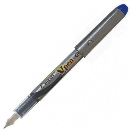 Prestij ve Dolma Kalemler Pilot V-Pen Silver Kullan-At Dolma Kalem M Mavi Satın Al