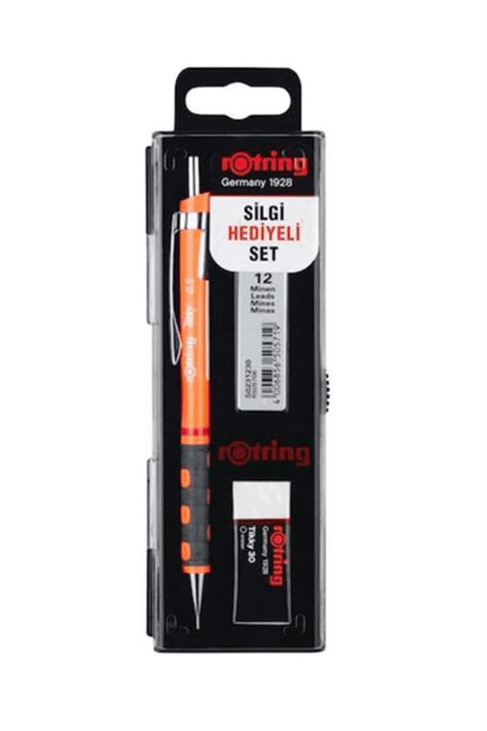 Rotring Versatil Uçlu Kalem Okul Seti 0.5 mm Neon Turuncu