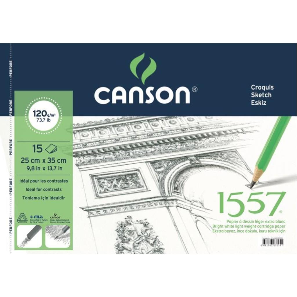 Sanatsal Resim Defterleri Canson 1557 Resim Ve Çizim Blok 120Gr 25X35 15 Yaprak Satın Al