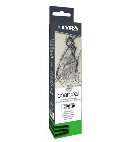 Sanatsal Resim Defterleri Lyra Thin Charcoals Doğal Füzen Kalem 3-4mm 15'li Kutu Satın Al