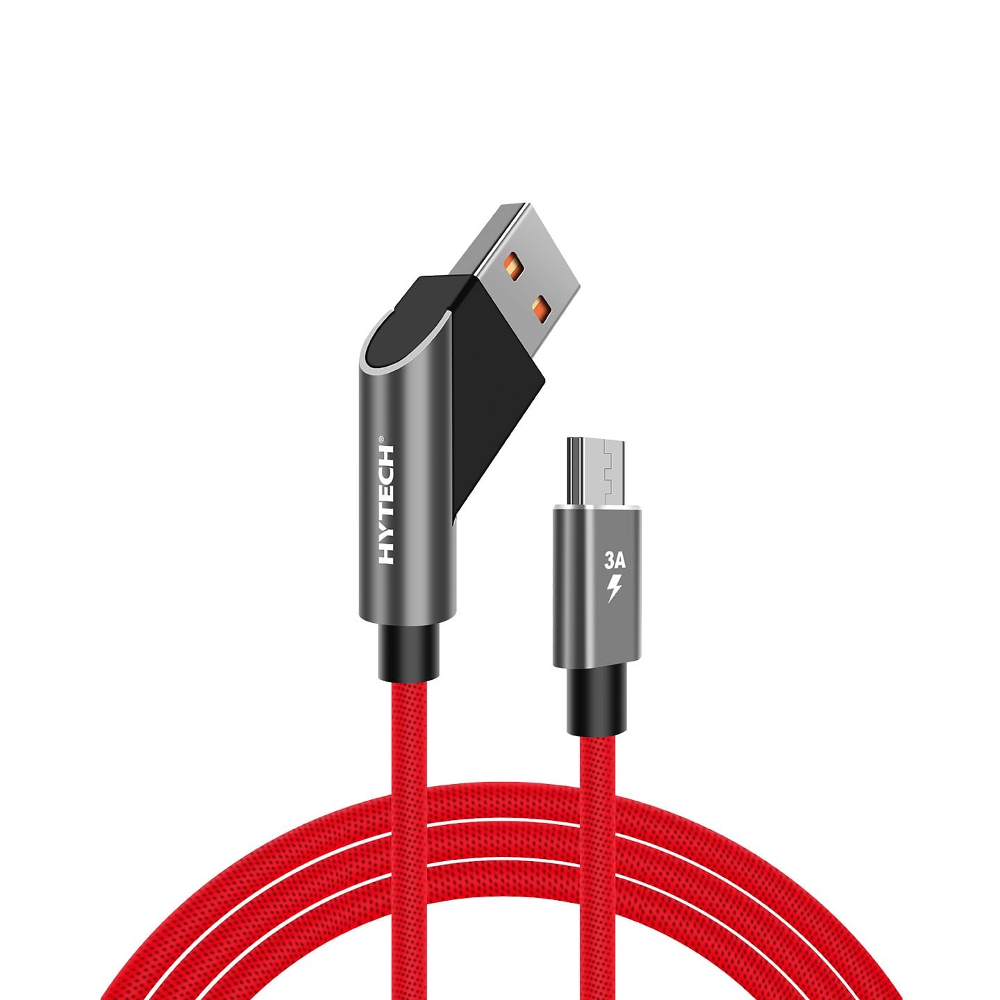 Şarj Kabloları Hytech HY-X215 3A Micro Usb 1m Kırmızı Data + Sarj Kablosu Satın Al