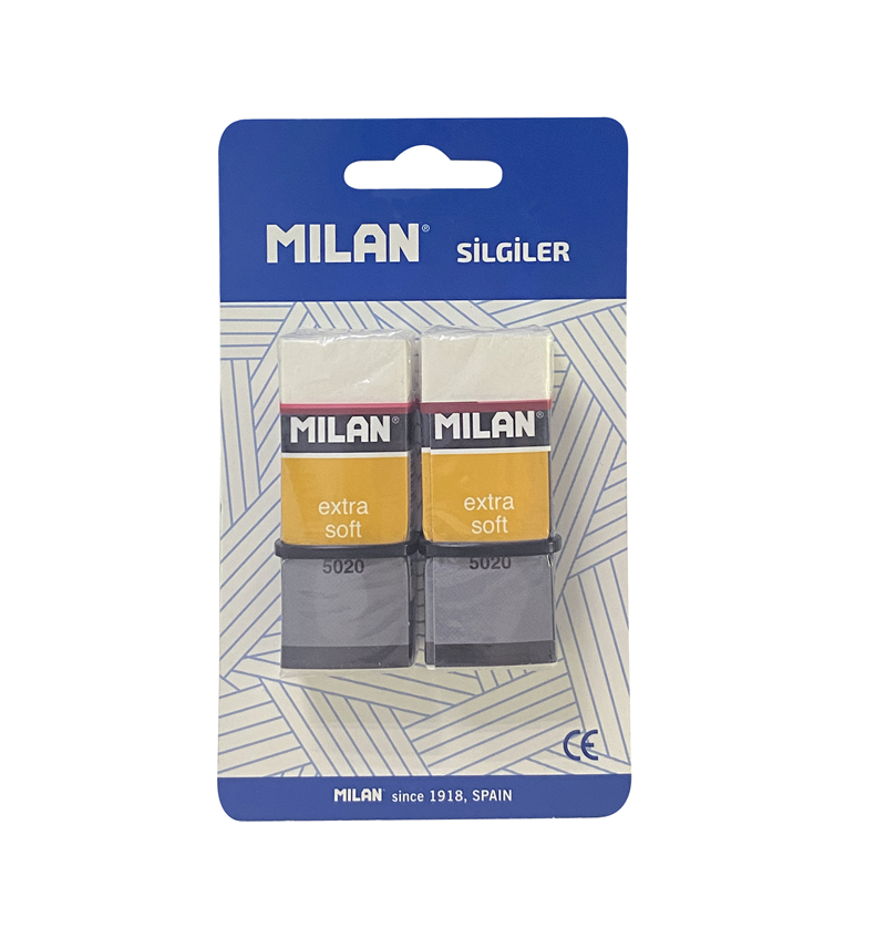 Silgiler MILAN NATA 5020 EXTRA YUMUŞAK SANATSAL SİLGİ BLİSTER - 2Lİ Satın Al