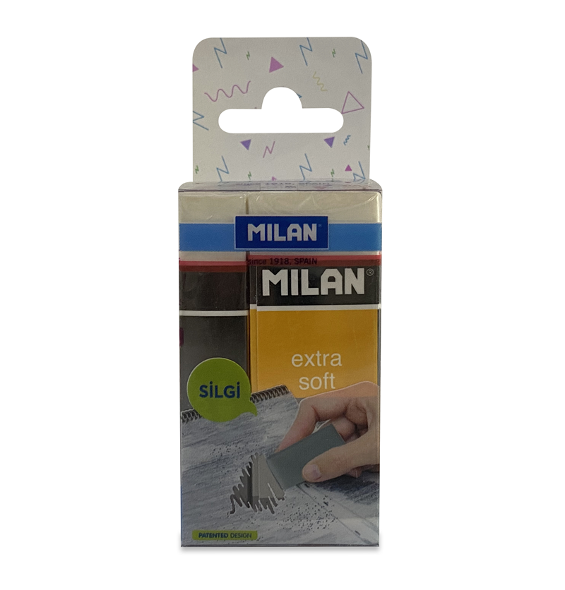 Silgiler MILAN NATA 5020 EXTRA YUMUŞAK SANATSAL SİLGİ BLİSTER - 3LÜ Satın Al