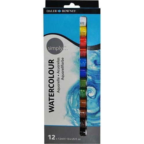 Sulu Boyalar Daler Rowney Simply Sulu Boya Seti 12x12ml Satın Al
