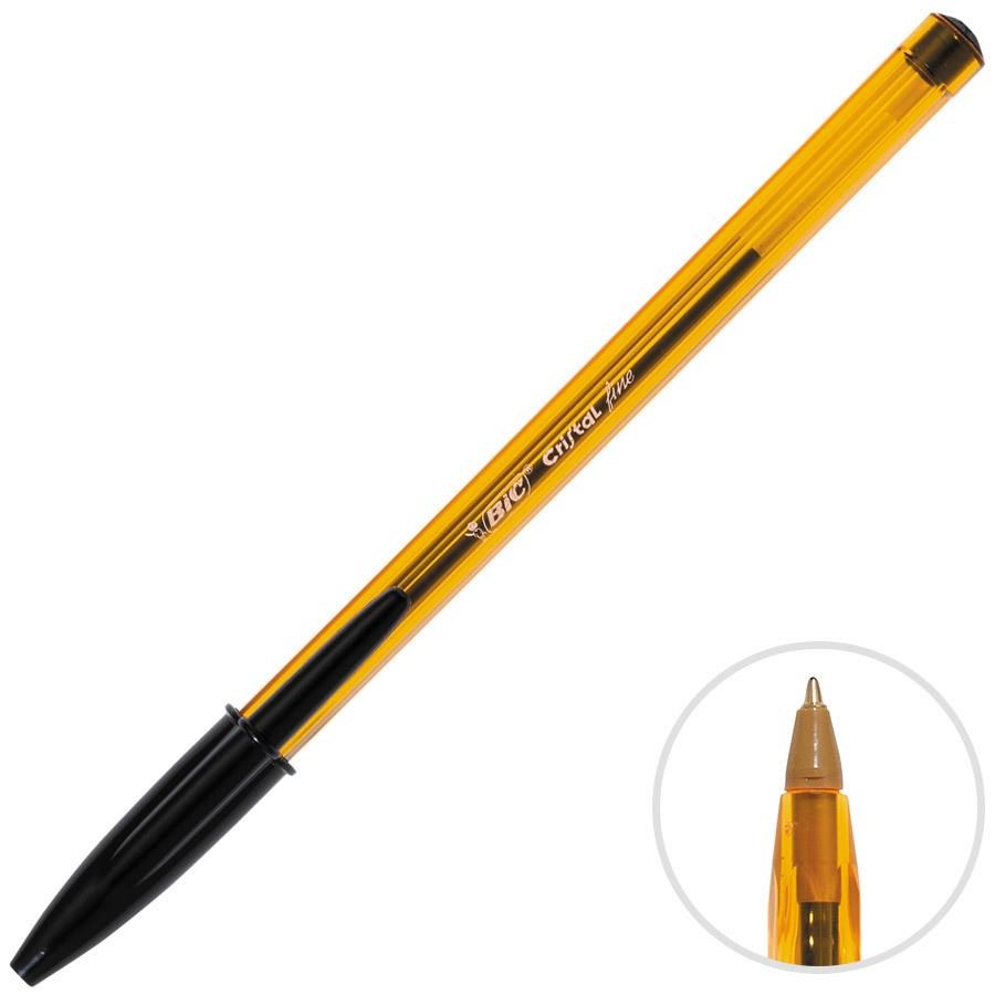 Tükenmez Kalemler Bic Cristal Fıne Tükenmez Kalem Siyah 50'li Paket Satın Al