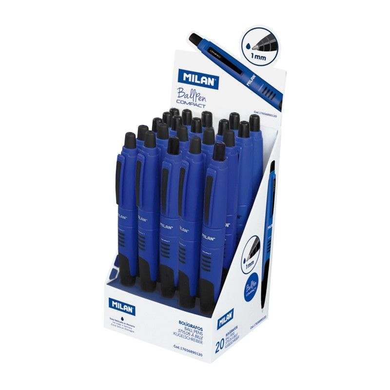 Tükenmez Kalemler MILAN 17656890120 COMPACT MAVİ TÜKENMEZ KALEM - 20ADET Satın Al