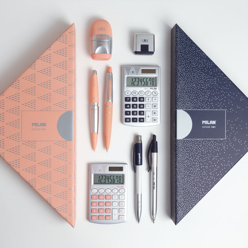 Tükenmez Kalemler MILAN 8738 SILVER ÜÇGEN PEMBE HEDİYE SETİ Satın Al