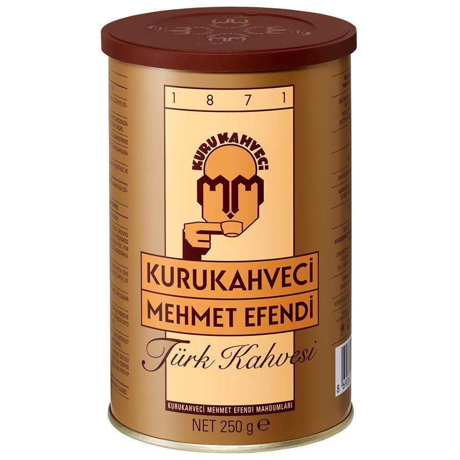 Türk Kahvesi Kurukahveci Mehmet Efendi Türk Kahvesi Teneke Kutu 250 Gr Satın Al