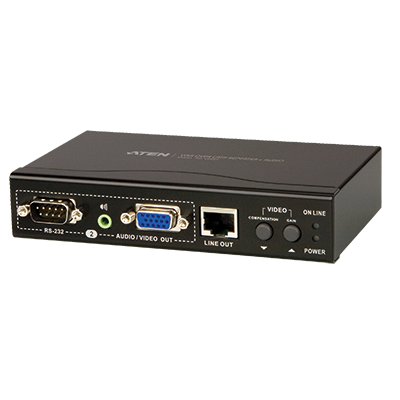 Wireless Adaptörler ATEN VB552-A7-G VGA OVER CAT 5 REPEATER+AUDİO Satın Al