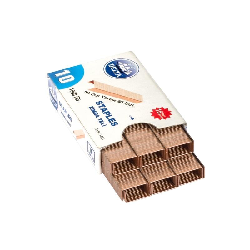 Zımba Teli Delta Zımba Teli No:10 Bakır 1000'li Paket Satın Al