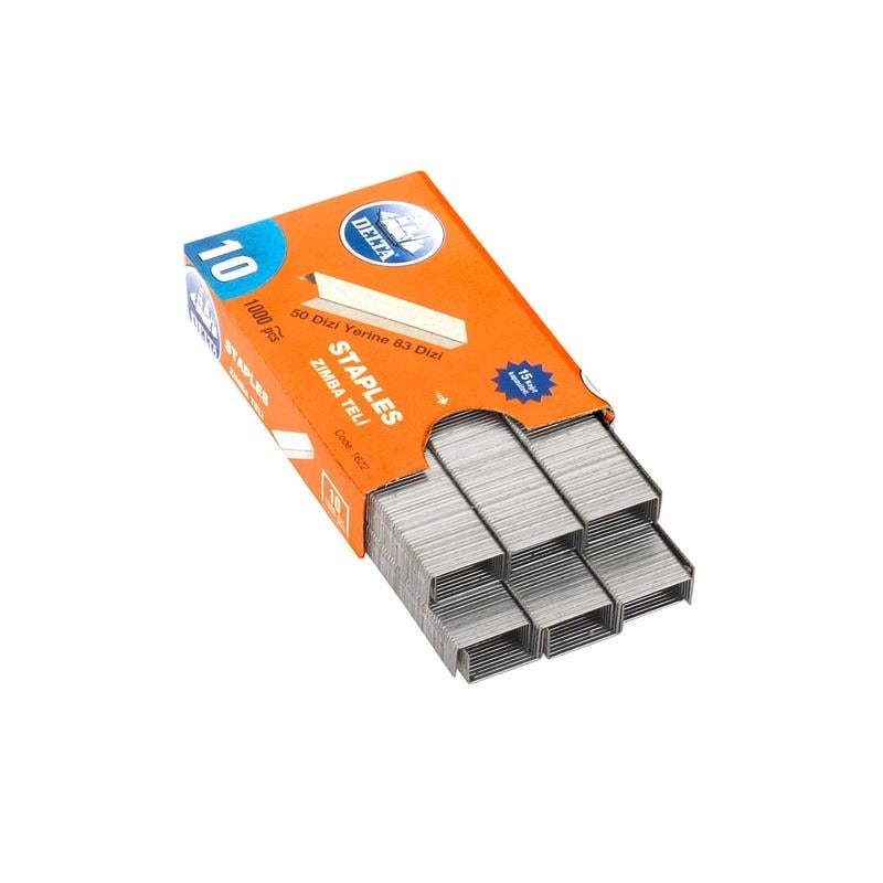 Zımba Teli Delta Zımba Teli No:10 Gümüş 1000'li Paket Satın Al