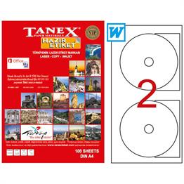 Etiketler Tanex TW-3117 CD Etiketi 117 mm Satın Al