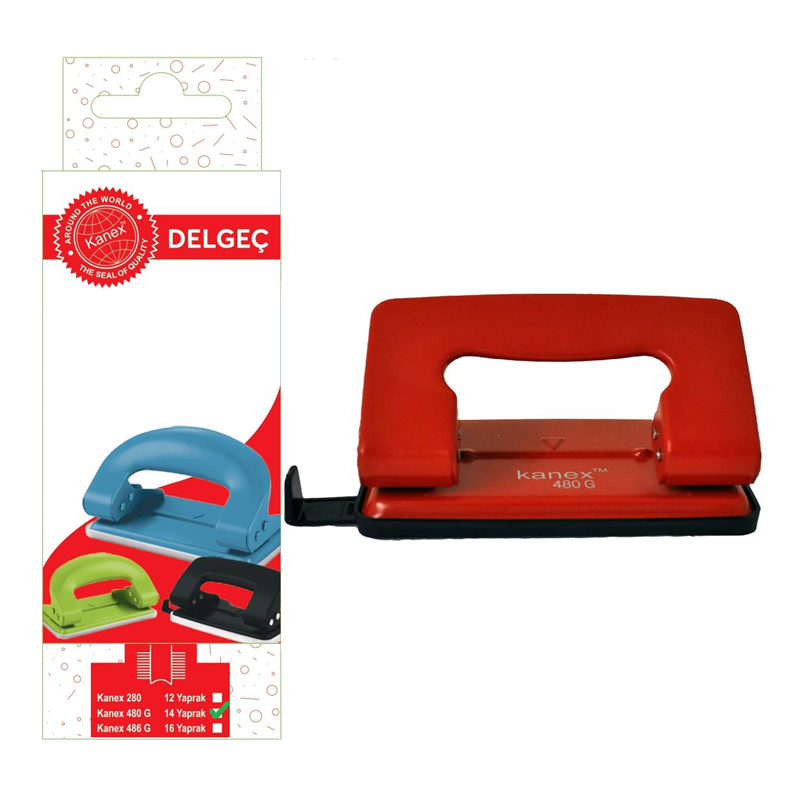  KANEX DELGEÇ 480G KIRMIZI BLİSTER - 14SAYFA Satın Al