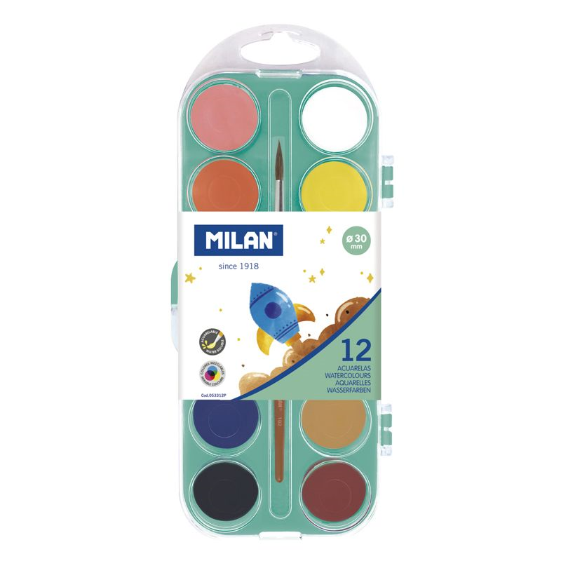  MILAN 053312P SULUBOYA OPAK RENK 30MM - 12Lİ Satın Al